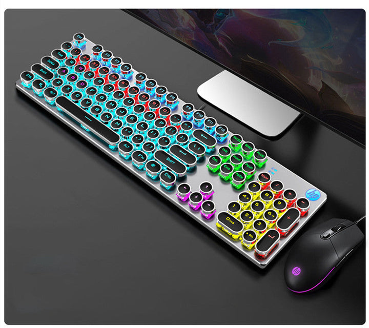 Elevate Your Typing Experience with the Punk Office Wired Mechanical Keyboard