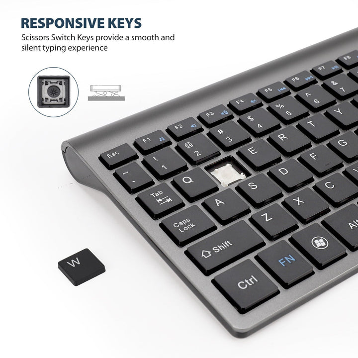 Discover the Wireless USB Mini Silent Keyboard