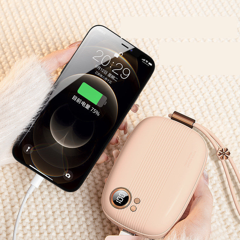 Stay Warm and Charged with the Mini Portable Self-heating Power Bank