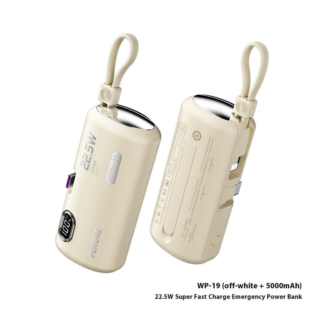Stay Charged On-the-Go with the Portable Mini Capsule Power Bank