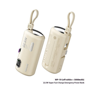 Stay Charged On-the-Go with the Portable Mini Capsule Power Bank