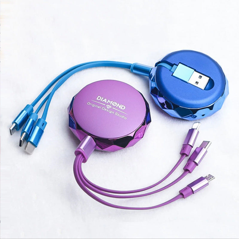 Three In One Retractable Cables