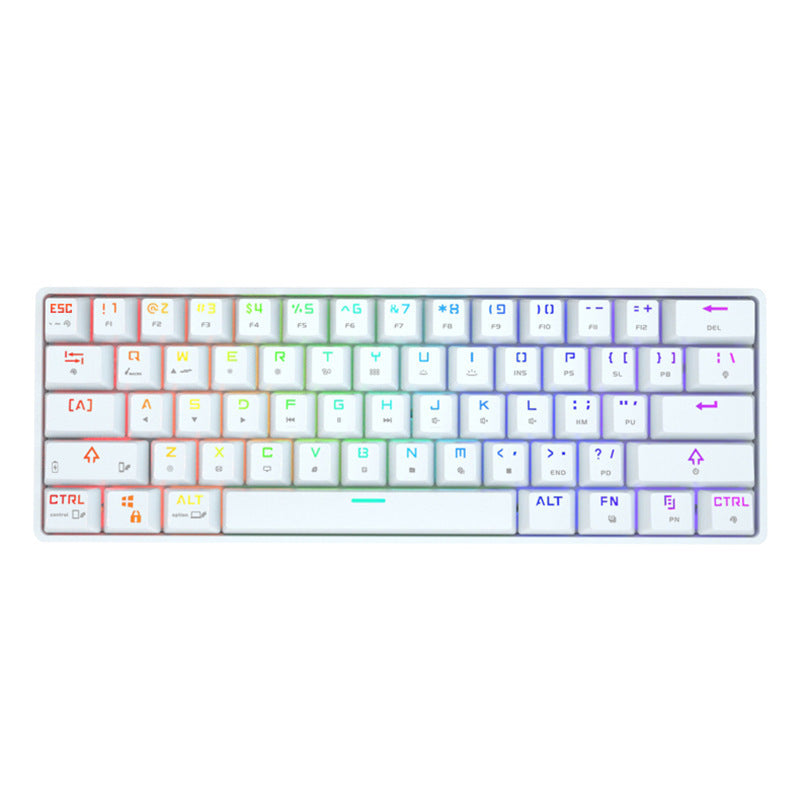 Wireless Bluetooth Colorful Mechanical Keyboard