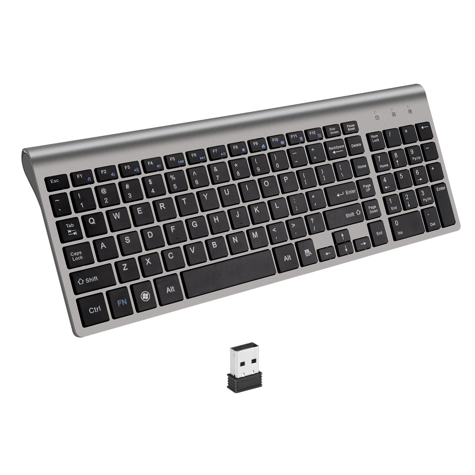 Wireless Usb Mini Silent Keyboard