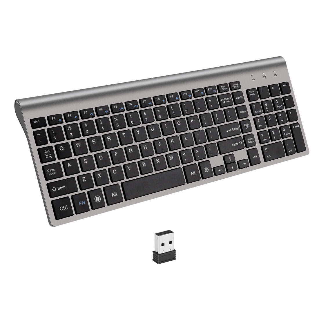 Wireless Usb Mini Silent Keyboard