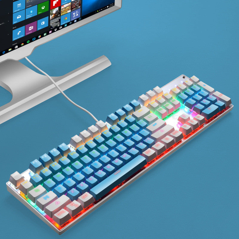 Luminous Punk USB Wired Gaming Keyboard