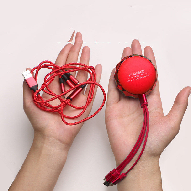 Three In One Retractable Cables