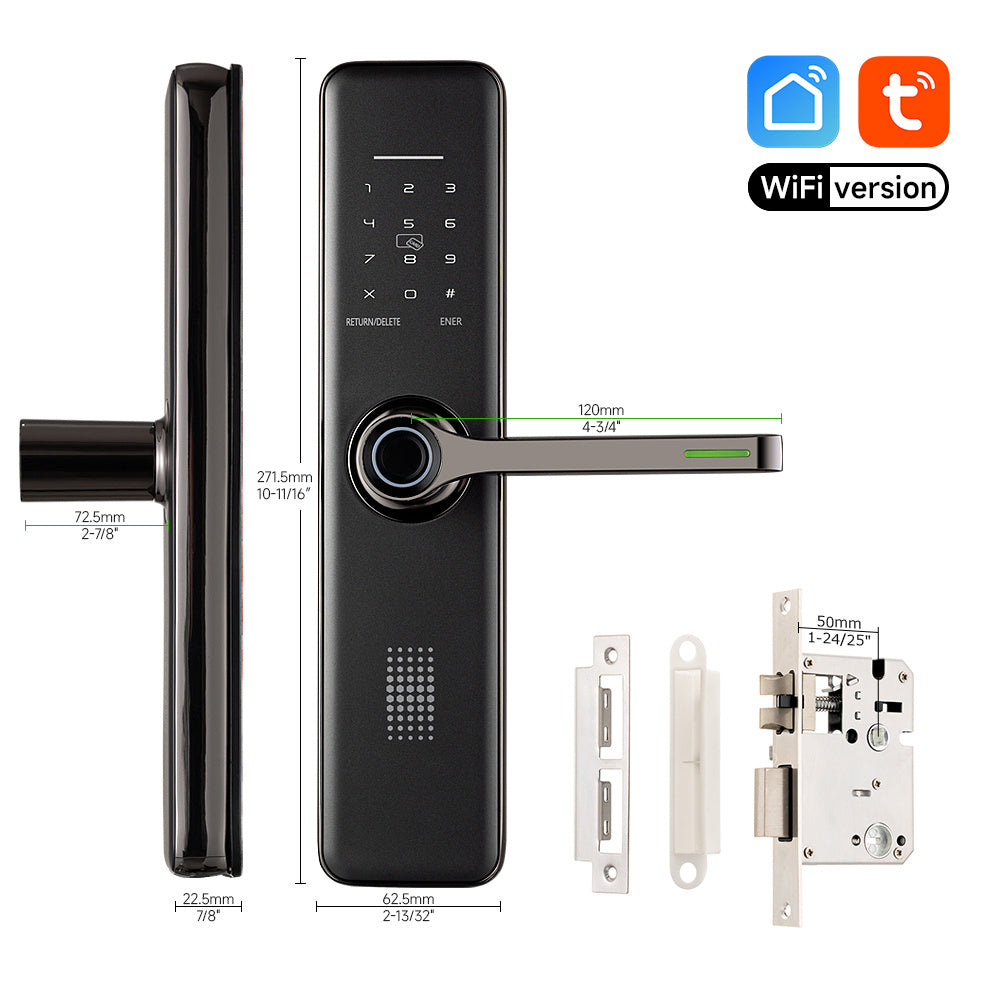 Smart Electronic Door Handle Office Lock