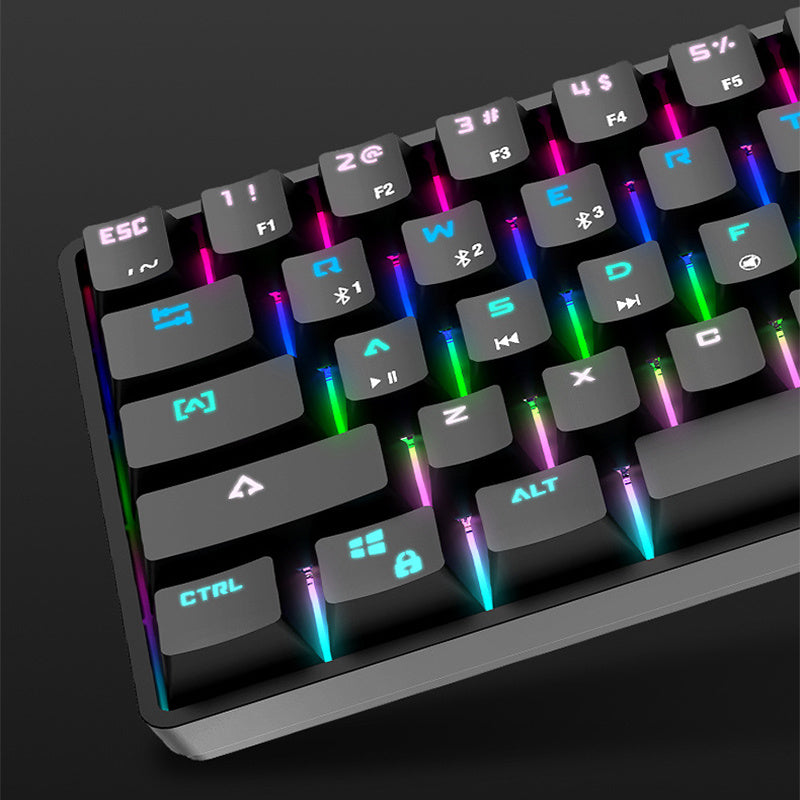 Wireless Bluetooth Colorful Mechanical Keyboard