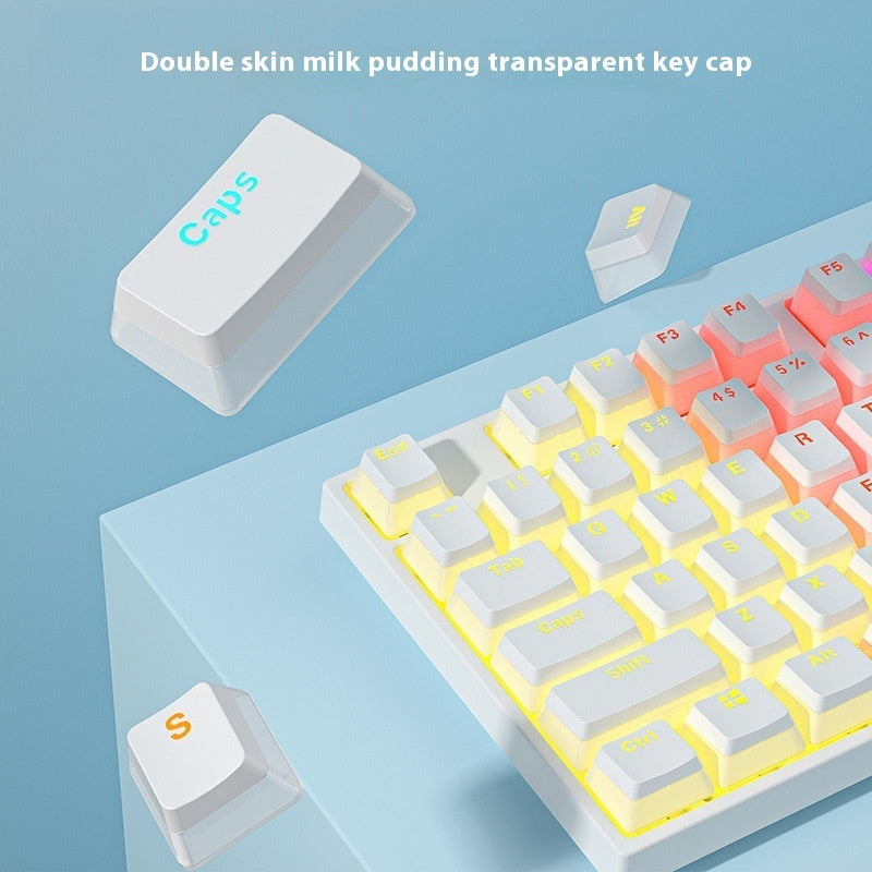 Mechanical Shaft Wired Backlit Keyboard
