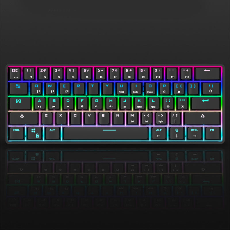 Wireless Bluetooth Colorful Mechanical Keyboard