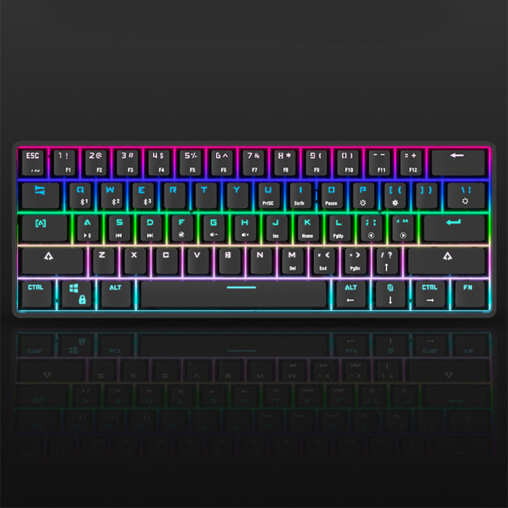 Wireless Bluetooth Colorful Mechanical Keyboard
